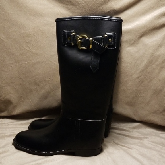 Bootsi Tootsi Shoes - Rain boots sz 9 black BootsiTootsi buckle rubber